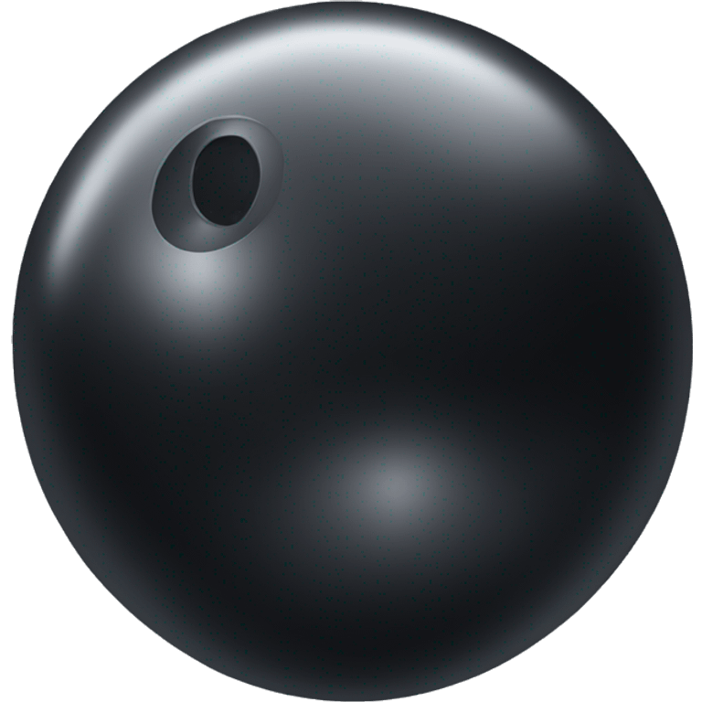 Black ball tool  emoji