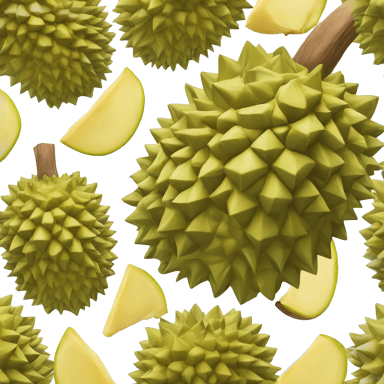 Durian fruit emoji