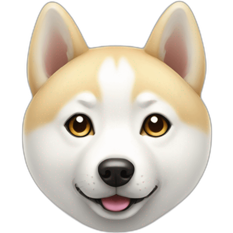 white shiba inu emoji