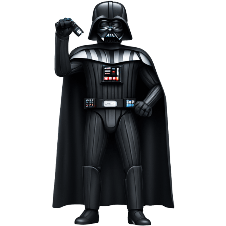 Darth Vader holding out a choke hold  emoji