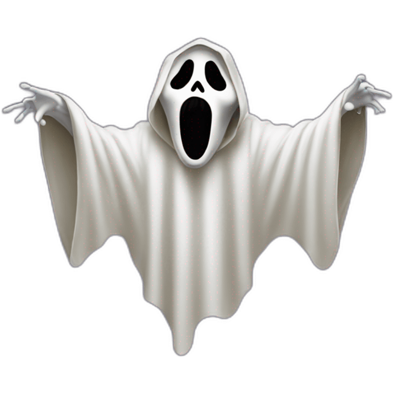 Ghostface scream emoji