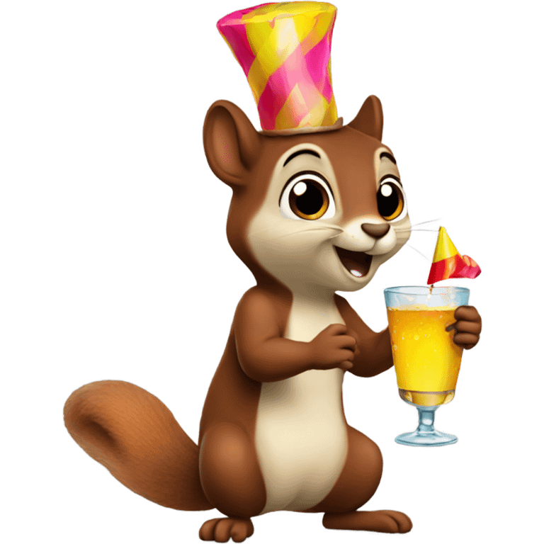 Party squirrel  emoji