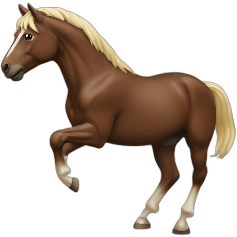 Cheval qui saute emoji