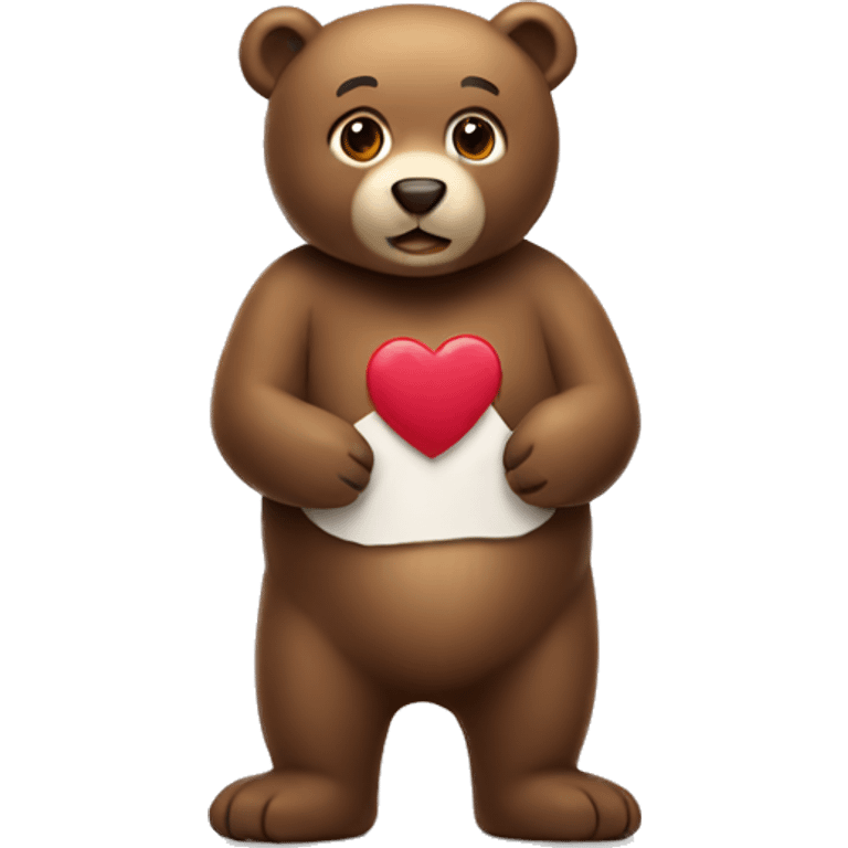 love bear  emoji