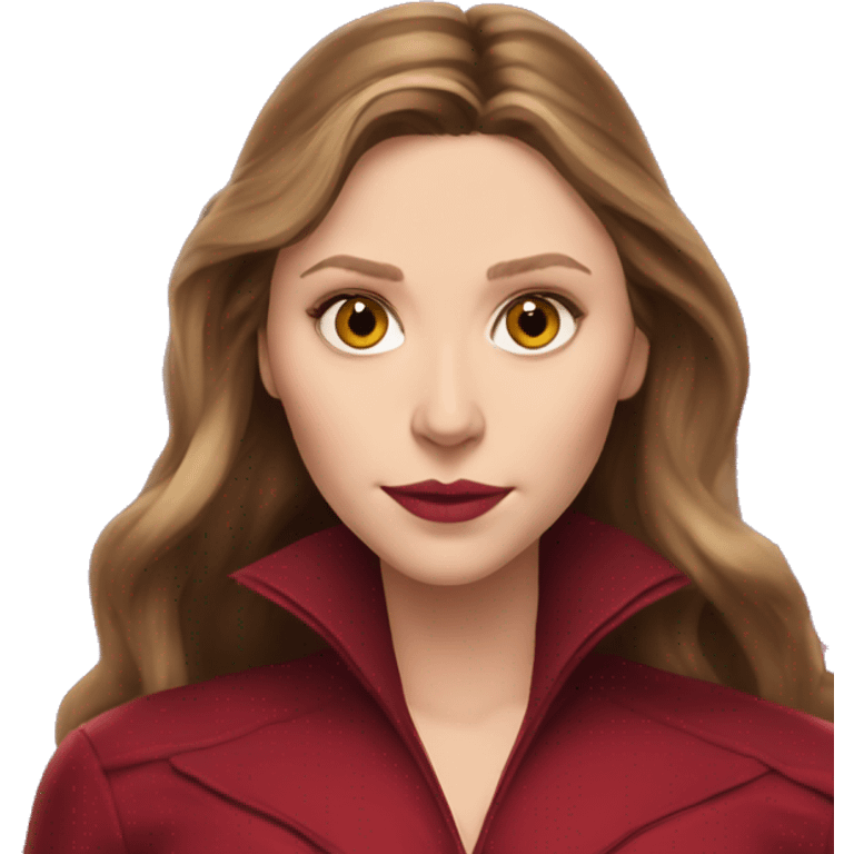 Elizabeth Olsen scarlet witch  emoji