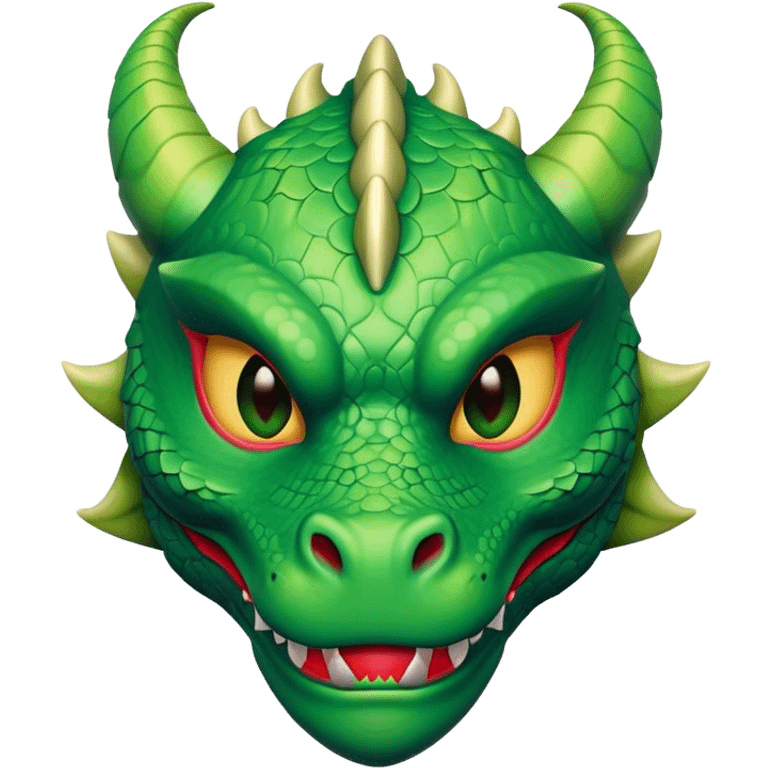 Dragon wearing a mask  emoji