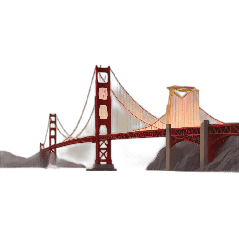 Golden Gate Bridge emoji