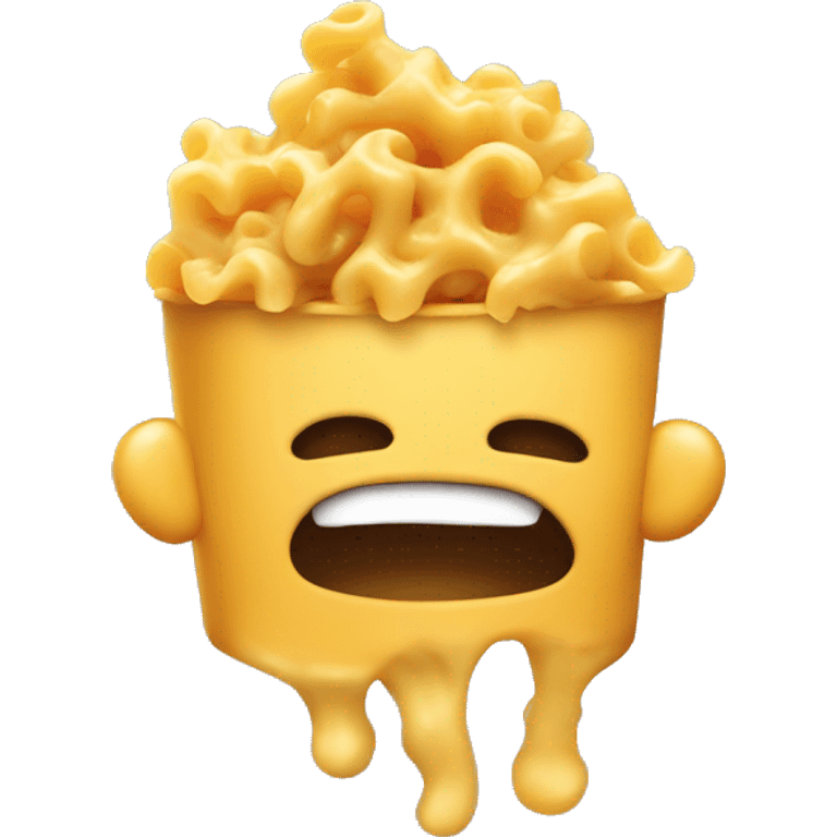 my mac and cheese stinks face emoji