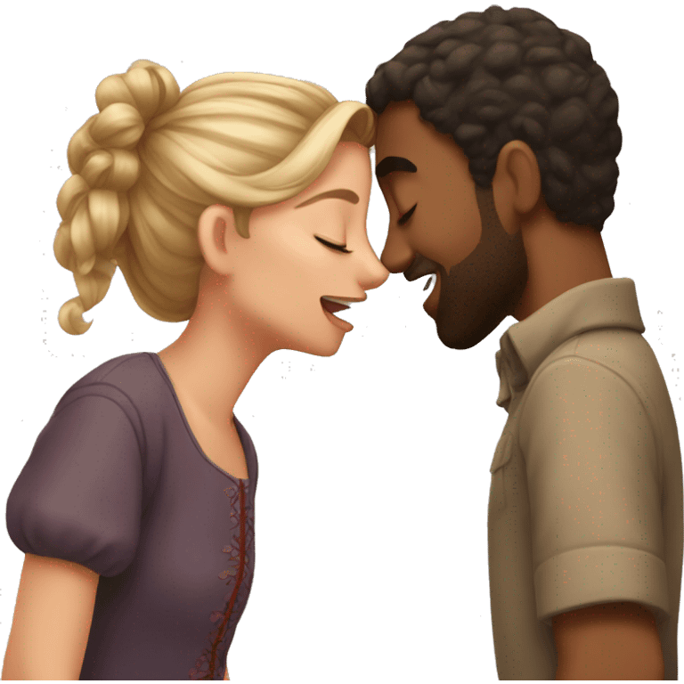 Arsen and Anna kisses emoji