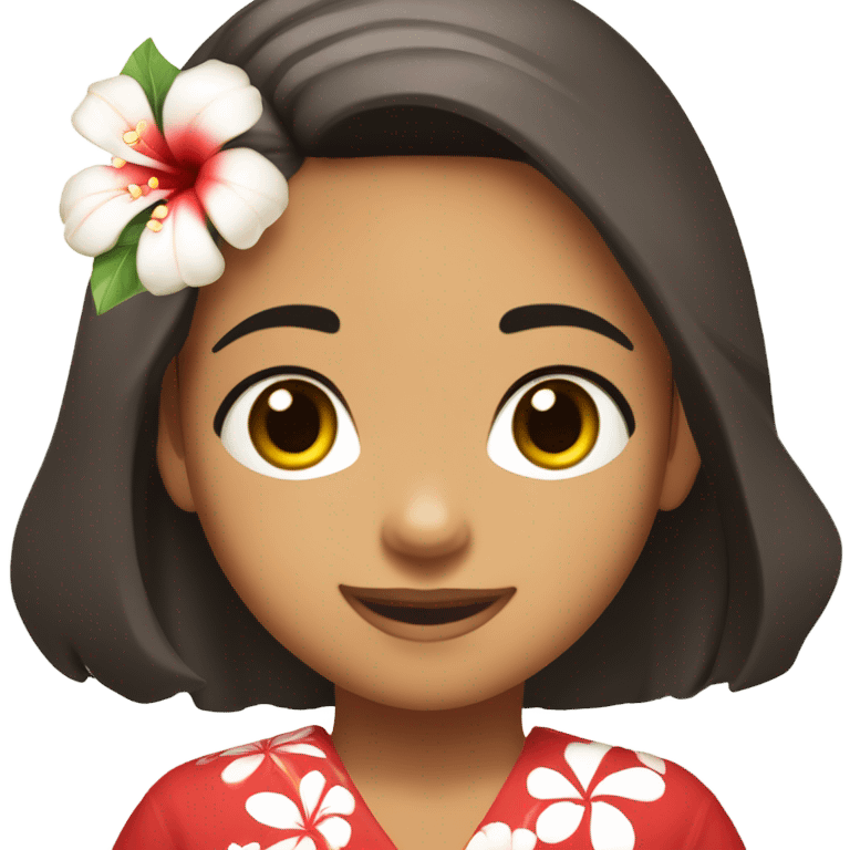 Lilo Native Hawaiian girl from Disney  emoji