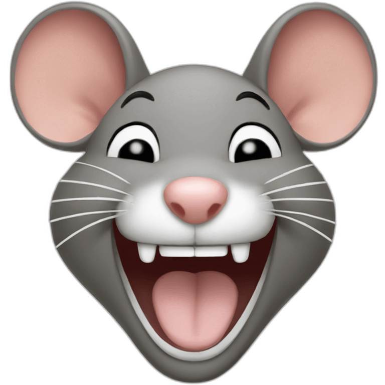 Mouse Laughing hard  emoji