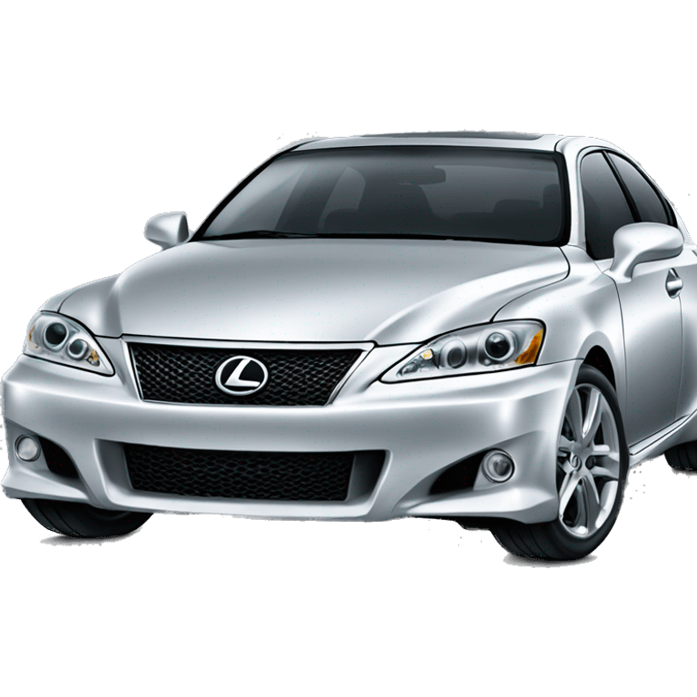 Silver Lexus is200 emoji