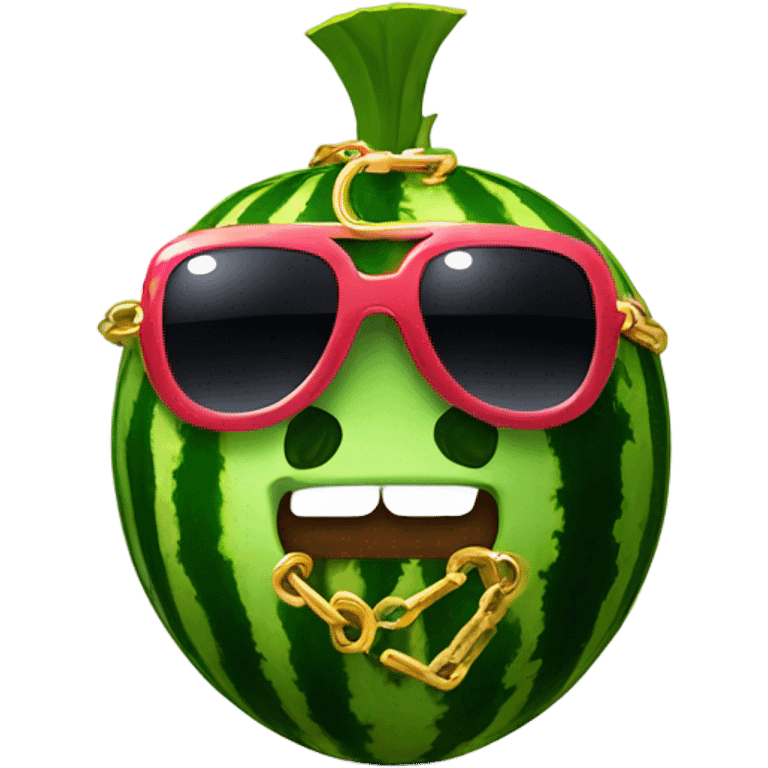 watermelon snoop dog emoji