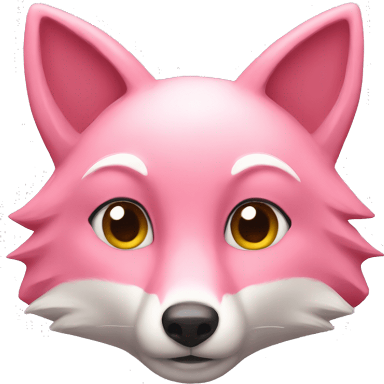 Pink fox emoji