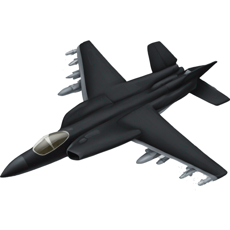 Black Jet Bomber  emoji