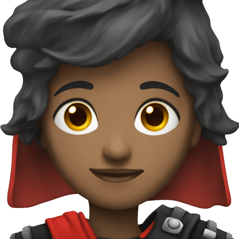 Black and red flg  emoji