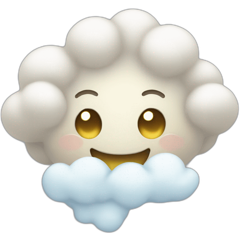 smiling cloud emoji