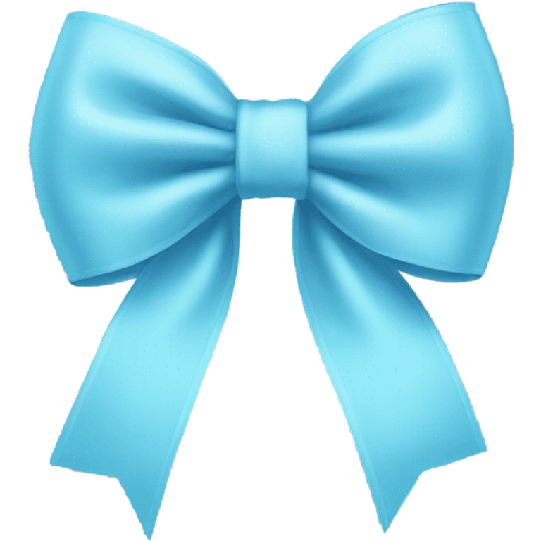 Light blue bow emoji