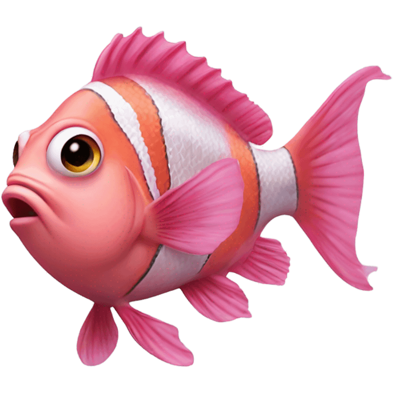 ikan nemo pink emoji