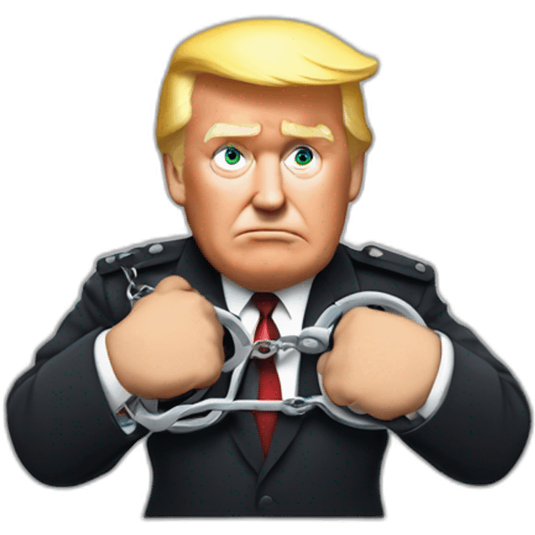 trump-in-handcuffs emoji