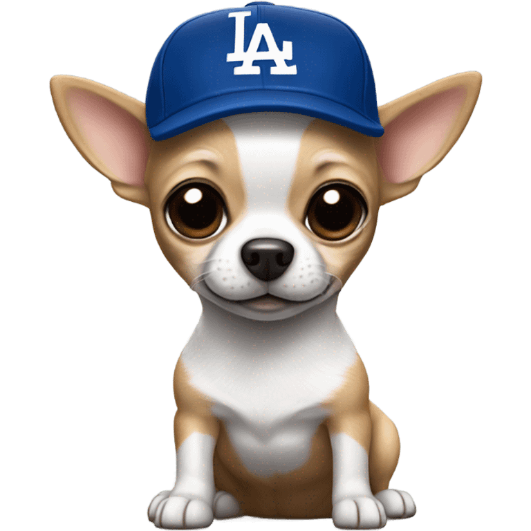 Los Angeles Dodgers Chihuahua emoji