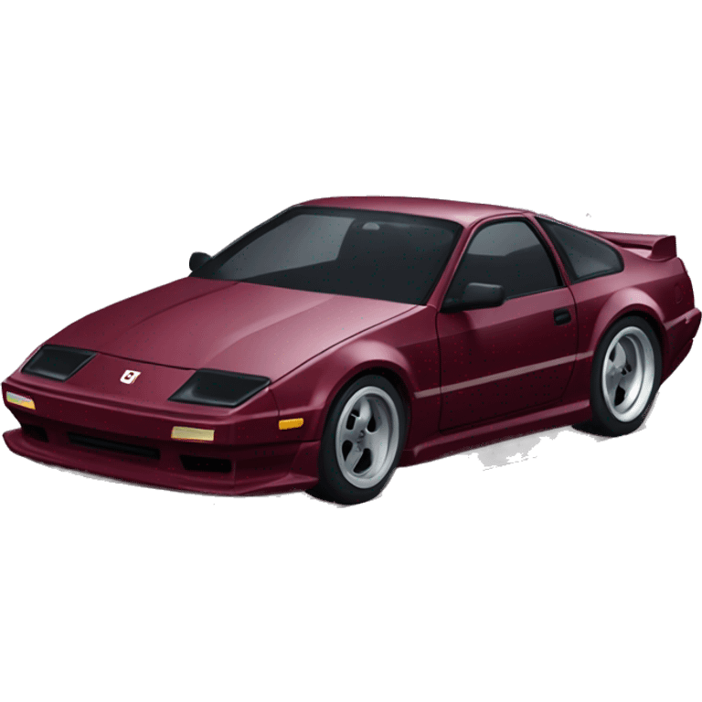 maroon 300zx drift car emoji