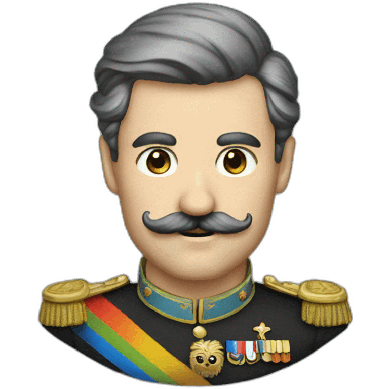 Gay-austrian-born-dictator with short mustache emoji