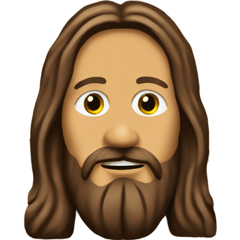 Jesus made of potato chips emoji