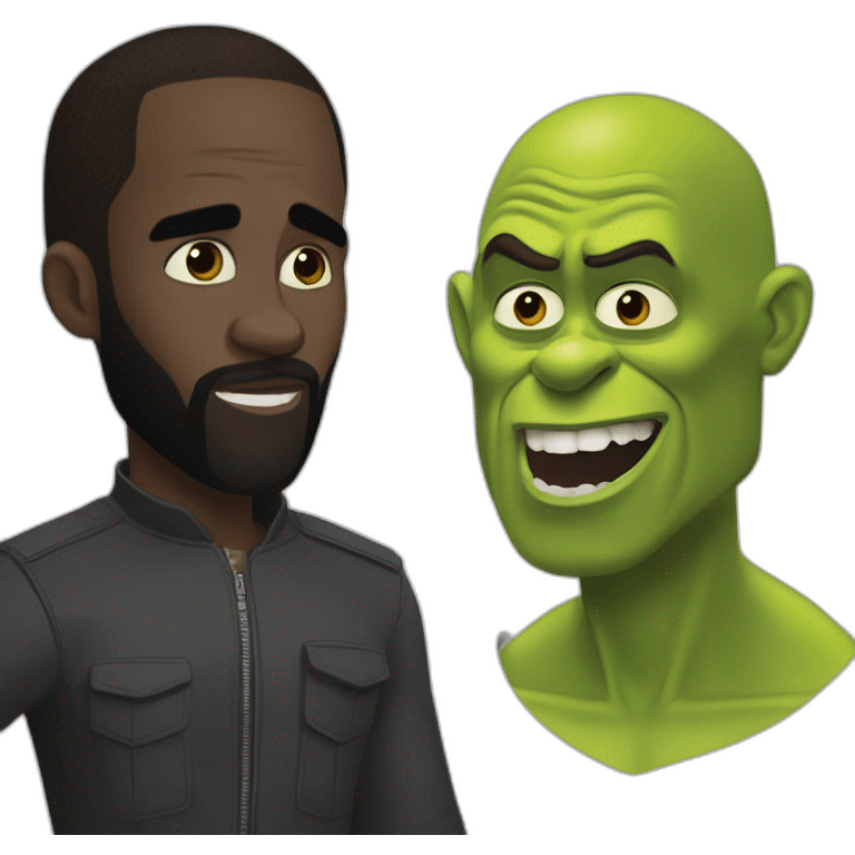 "death grips" mc ride and shrek singing emoji