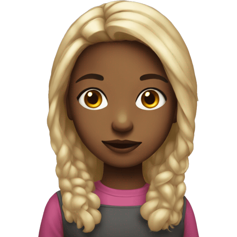 digital artist young girl  emoji