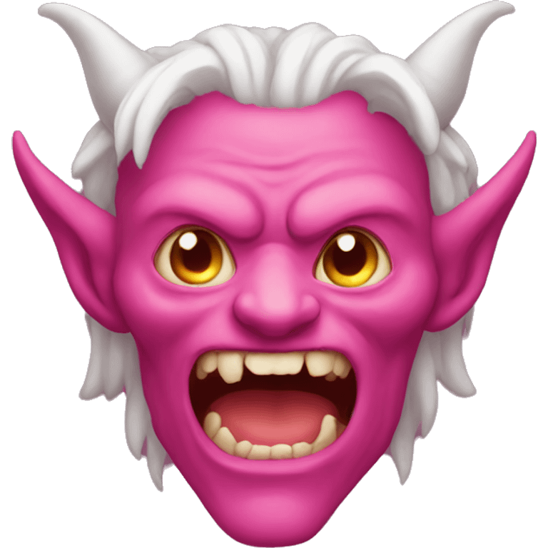 Pink demon  emoji