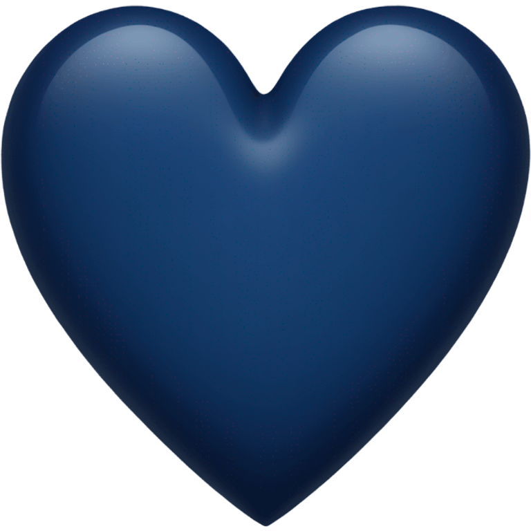 dark blue heart emoji