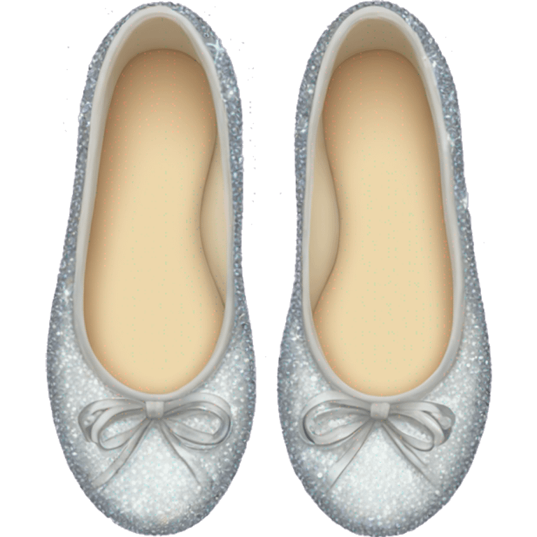 Sparkly ballerina shoes  emoji