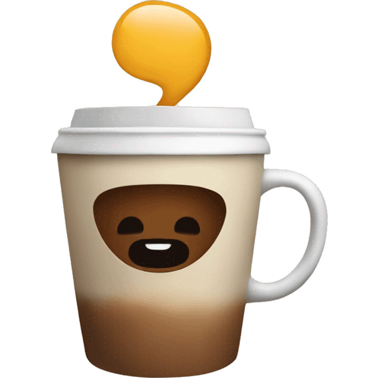 Coffee in hands emoji