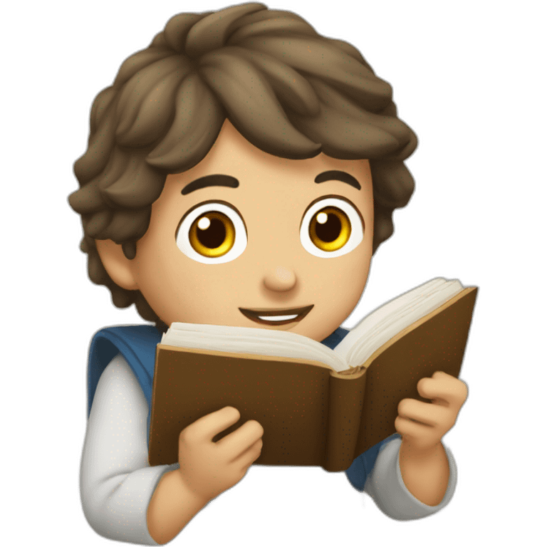 niño-leyendo-una-biblia emoji