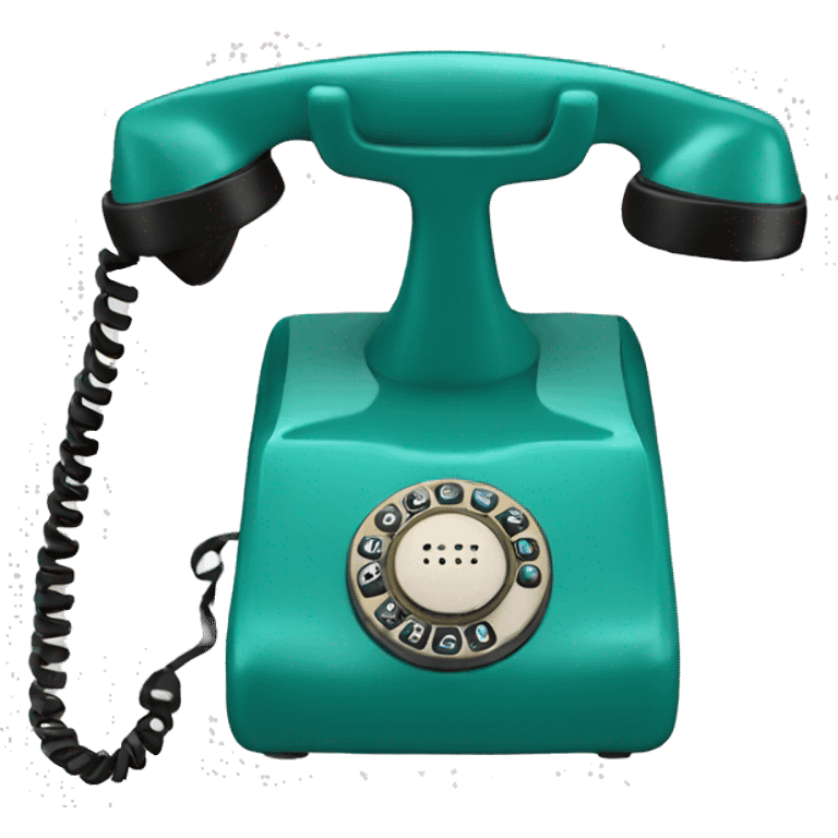 Teal 1950 phone emoji