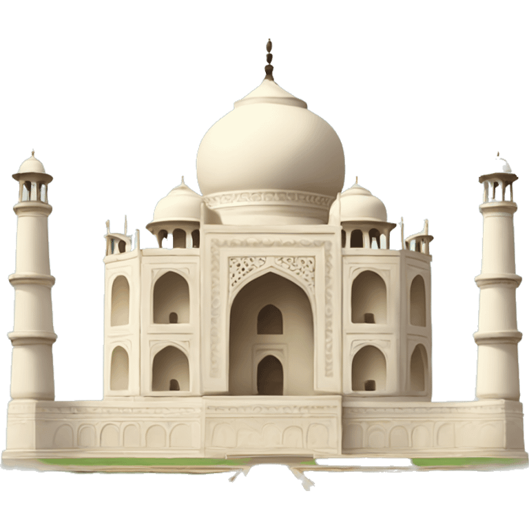 Cartoon Taj mahal emoji