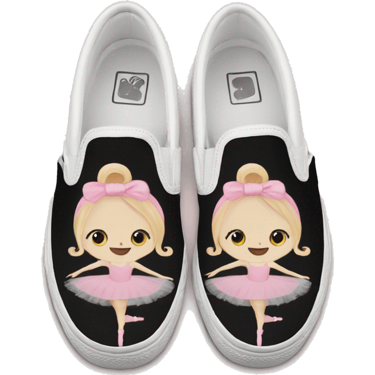 Ballerina slip ons emoji