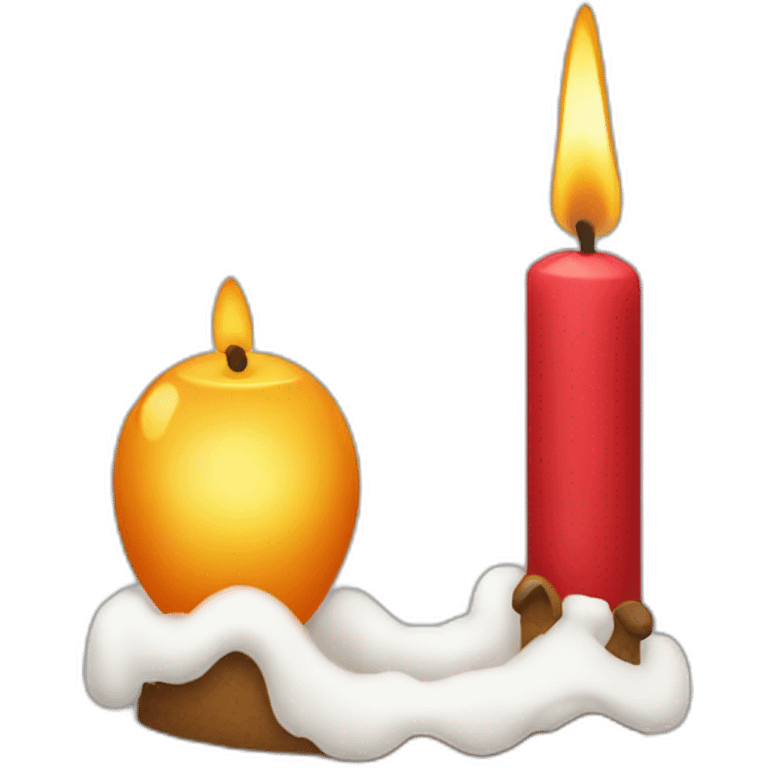 christmas candle emoji