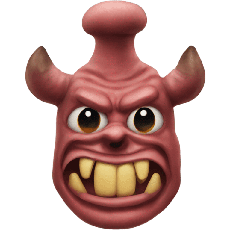 Evil meat man emoji