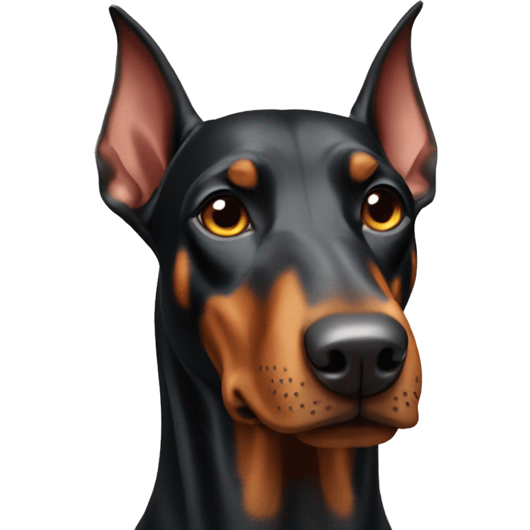 doberman dog  emoji