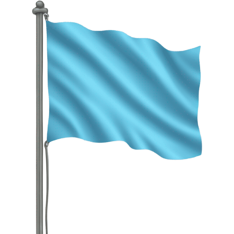 Light blue flag  emoji