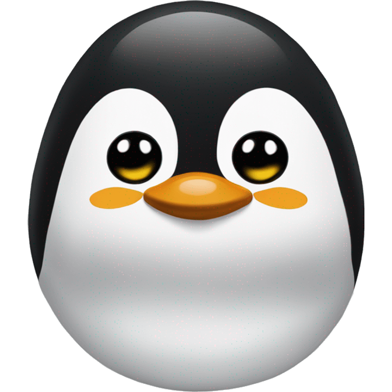 Pinguin as a travel pillow emoji