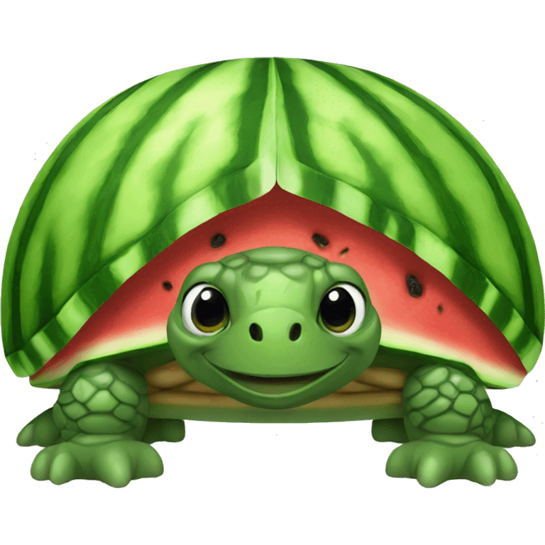 turtle watermelon emoji