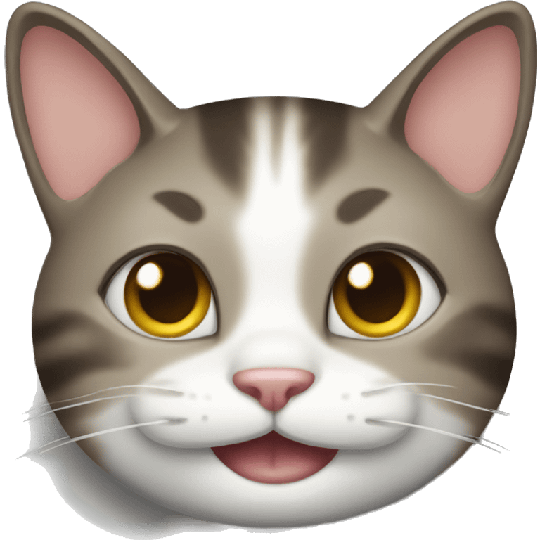 Cat smiling emoji