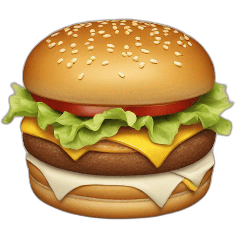 Best mcdonald burger emoji