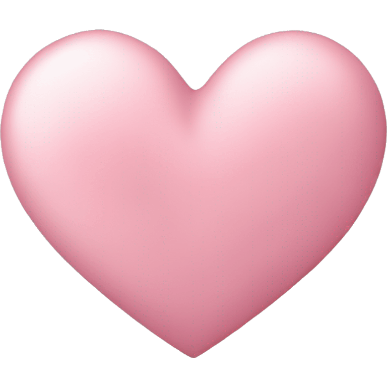 soft pink heart emoji