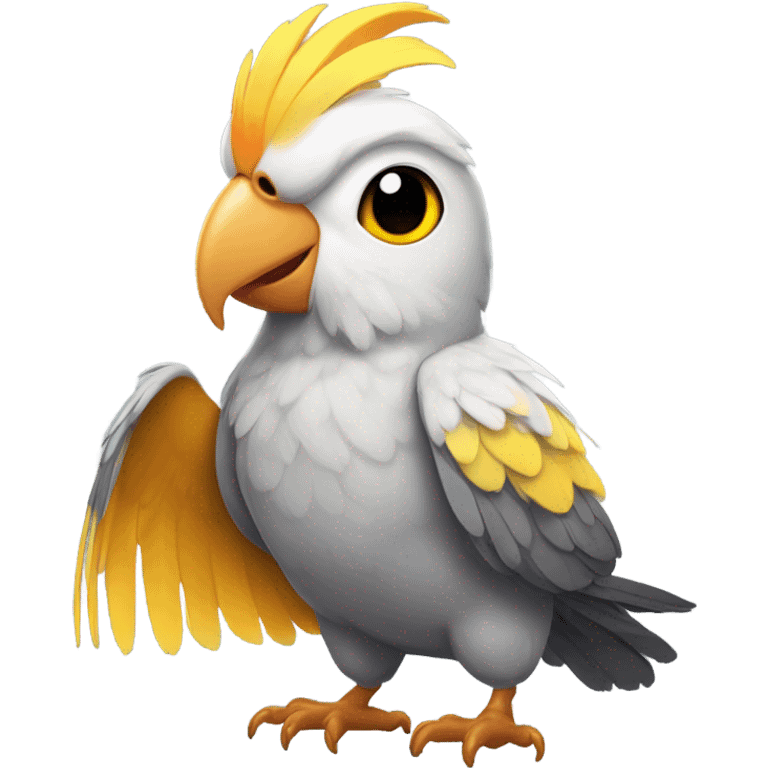 cockatiel bird emoji