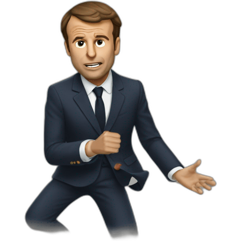 Macron qui pleur emoji