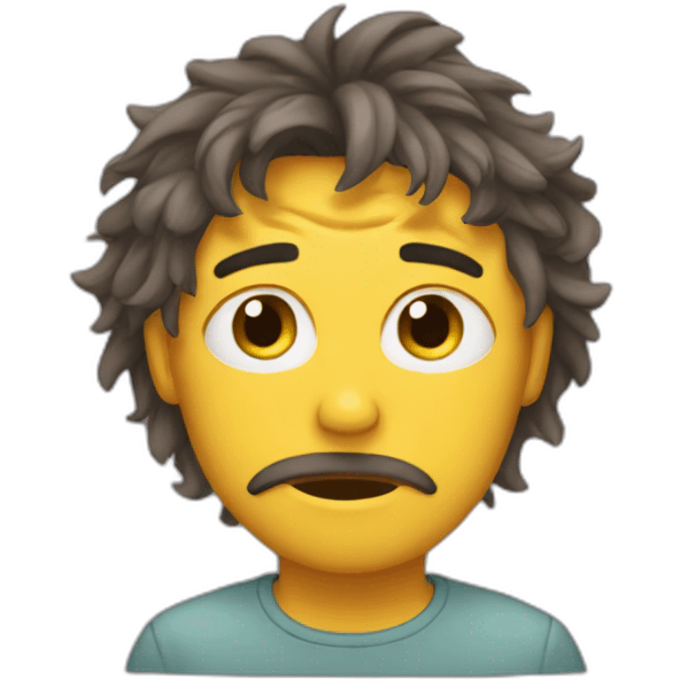 sleepless-tired-disheveled emoji